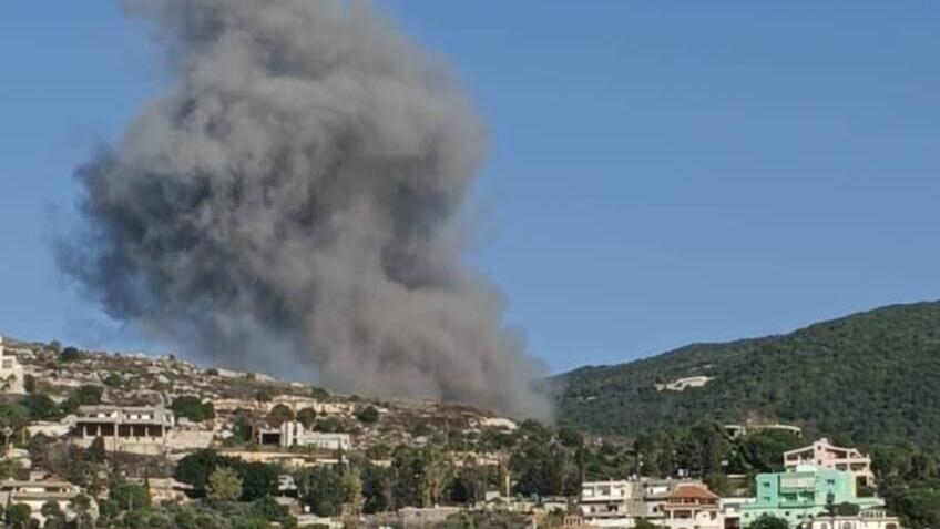 Удары по Ливану תקיפות בדרום לבנון, אזור אל-מחמודיה