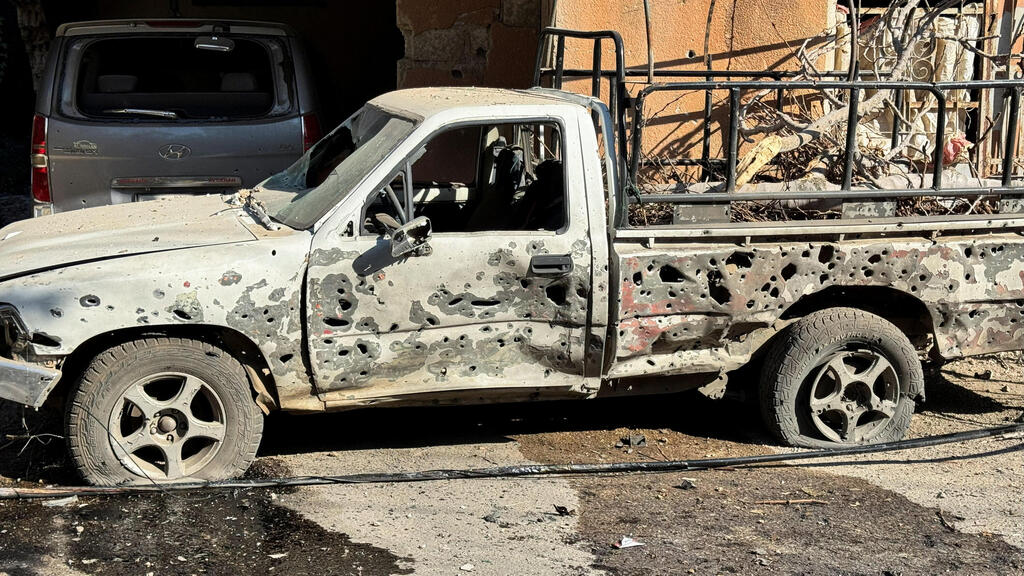 После стычки в Сирии (Фото: REUTERS/Ali Ahmed al-Najjar ) היתקלות בכפר בית ג׳ן שבסוריה