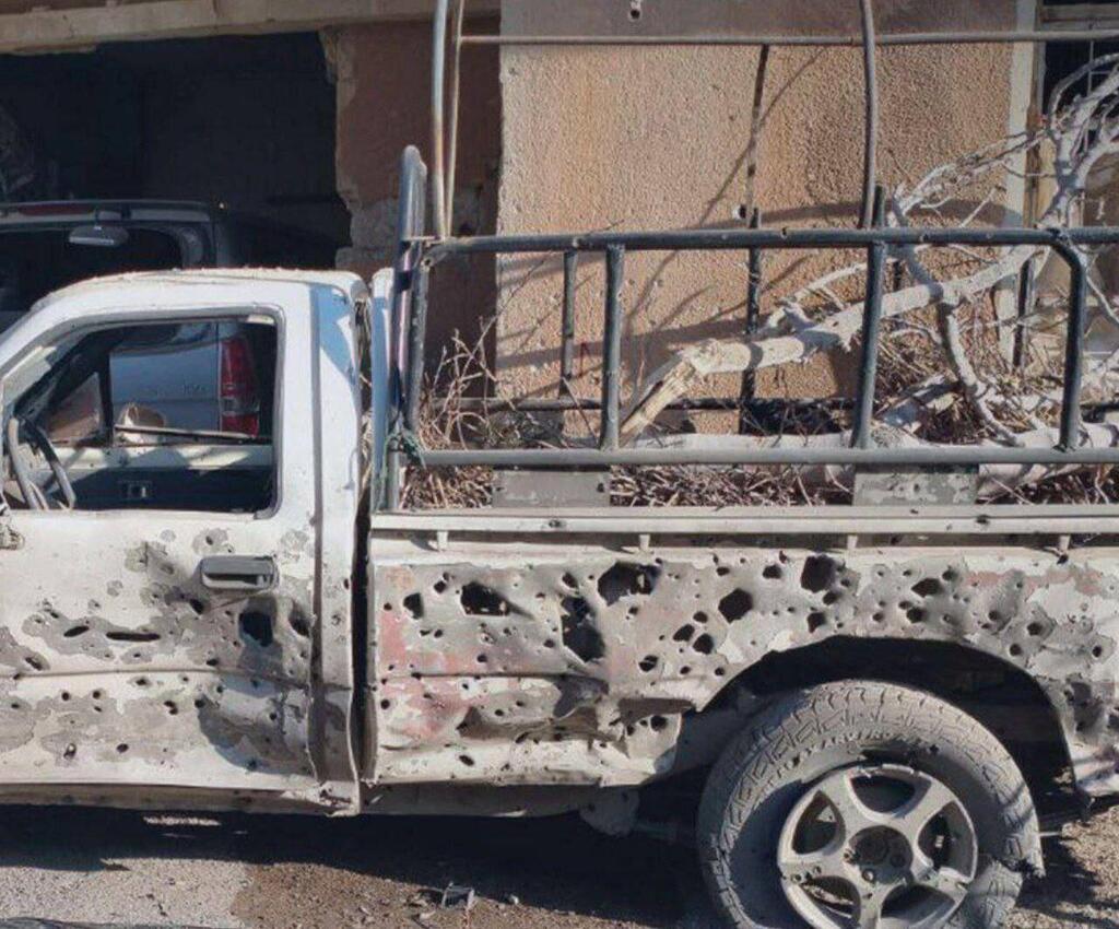 ההרס לאחר התקרית בבית ג'ן