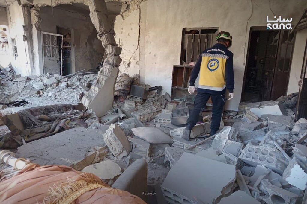 The destruction at Beit Jinn ההרס לאחר התקרית בבית ג'ן