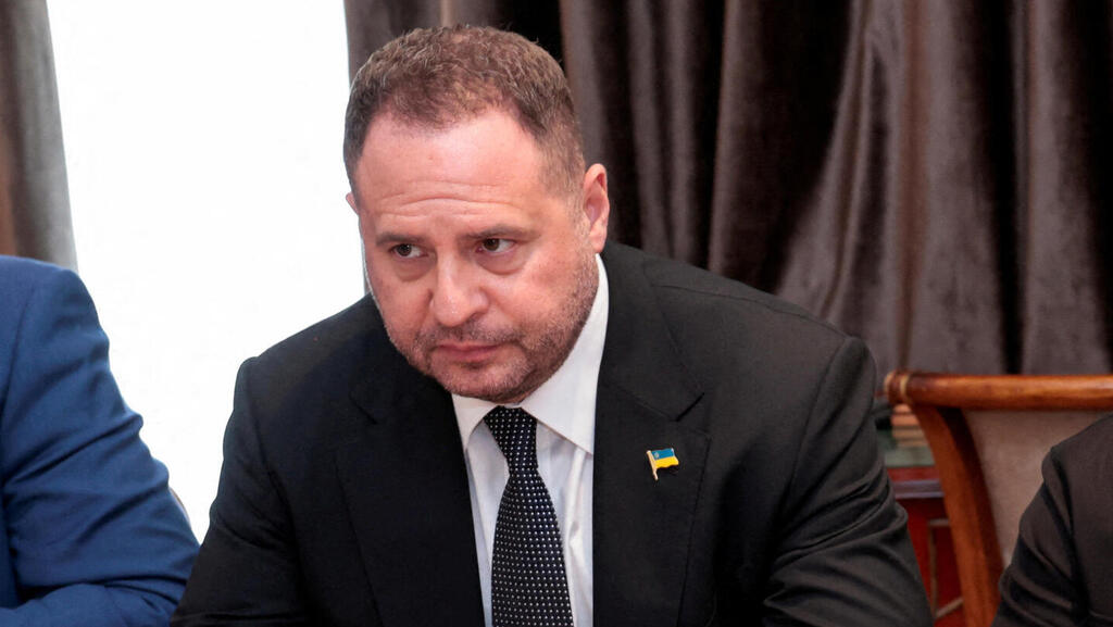 Yermak (Photo: Remo Casilli/Reuters) וולודימיר זלנסקי ואנדריי ירמק