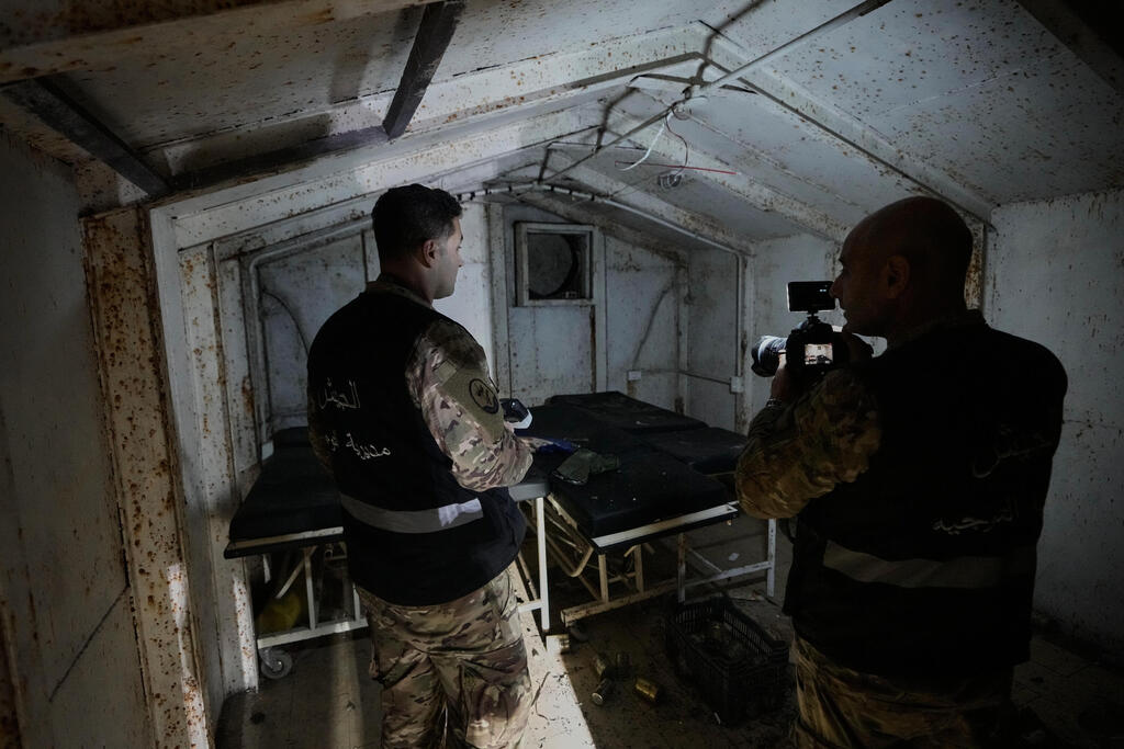 צבא לבנון הזמין עיתונים לסיור במנהרה של חיזבאללה