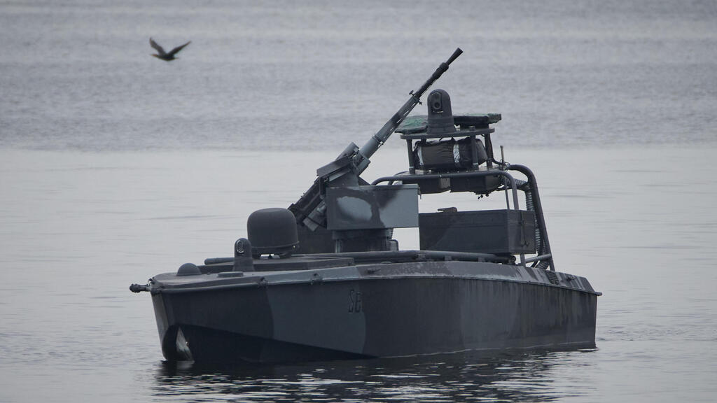 כשב"ט כלי שיט בלתי מאויש שחשפה אוקראינה באוקטובר בשם תינוק ים Sea Baby