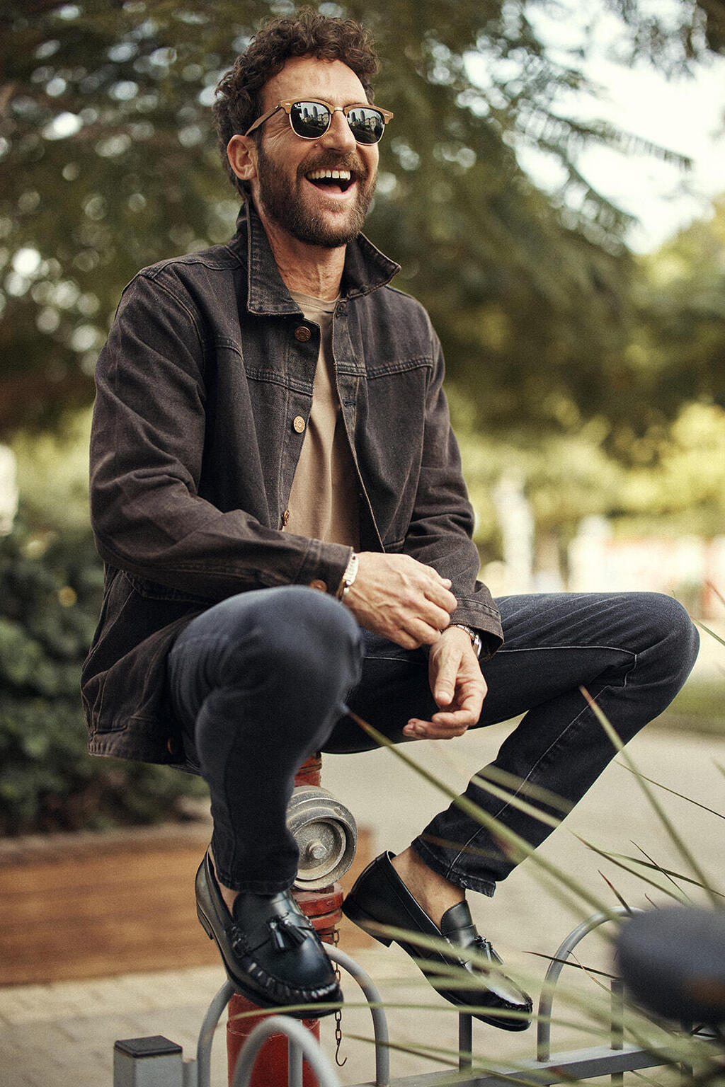 'Our customer is a man in his 30s and up, and I don’t really picture him in wide-cut jeans.' Under The Rock (Photo: Shai Franco) אנדר דה רוק, קולקציית סתיו-חורף 2025-26