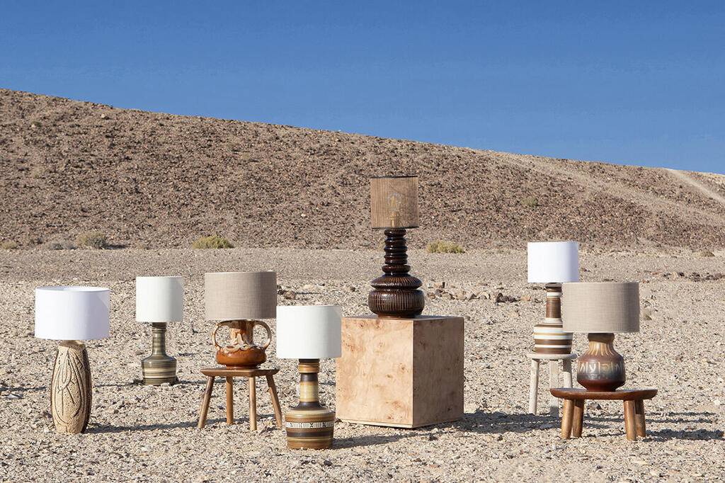 גופי תאורה מכדים ישנים, טלי צלניק, PIECE OF MINE