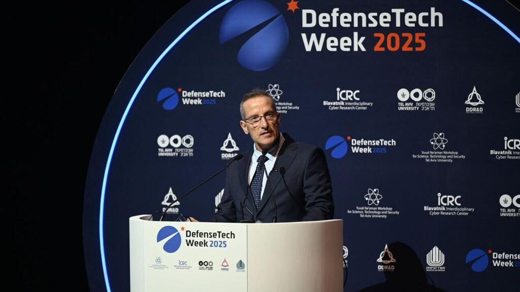 מנכ"ל משרד הביטחון אמיר אשל בכנס הדיפנס-טק
