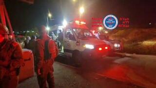 זירת פיגוע הדריסה באזור חברון