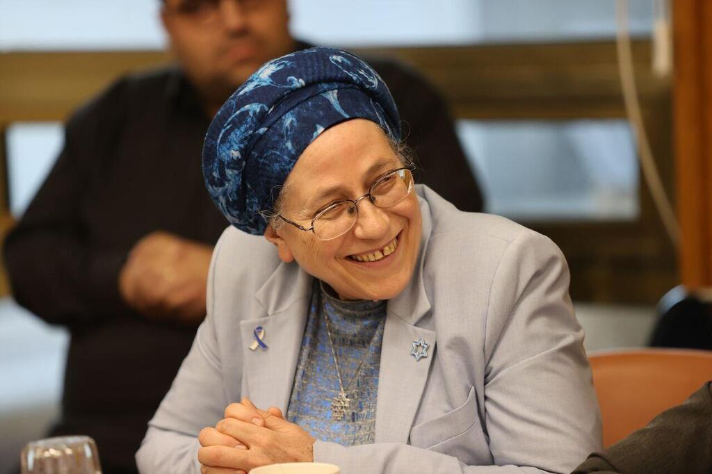 National Missions and Settlement Minister Orit Strock (Photo: Alex Kolomoisky) ישיבת סיעה של הציונות הדתית