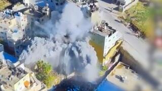 כחלק ממבצע ״חמש אבנים״: כוחות צה"ל הרסו שני בתים של מחבלים שלקחו חלק בשני פיגועים
