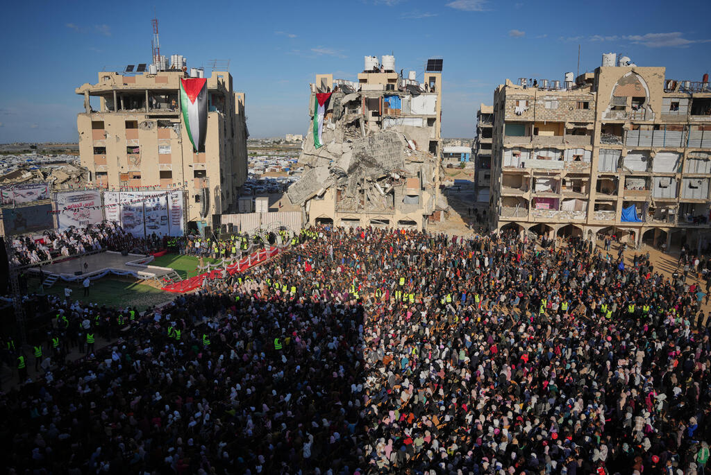 חתונה המונית בחאן יונס