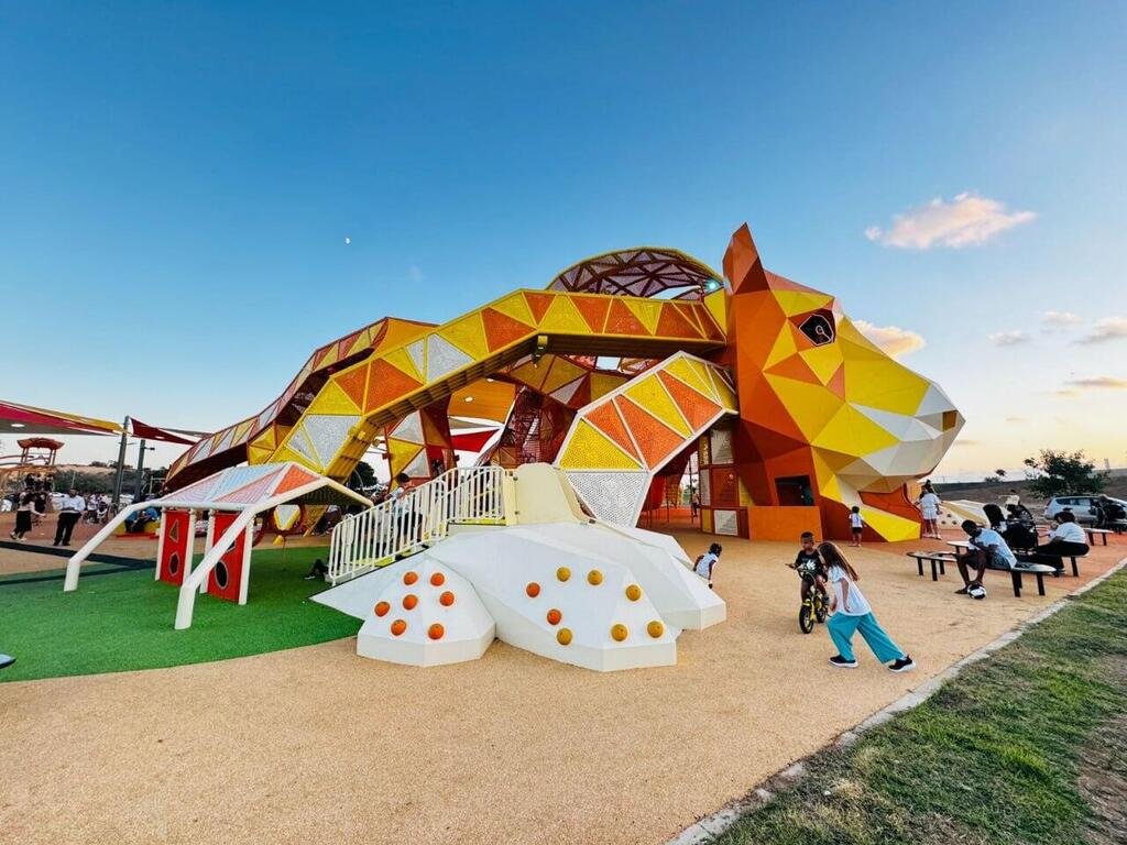  The Lion Playground Structure at Eco Park Ashkelon