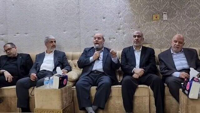 בכירי חמאס בטקס בקטאר