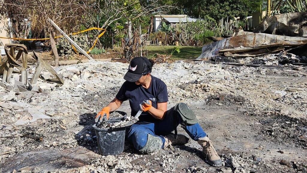 Search and identification of bodies by the Israel Antiquities Authority team after October 7 (Photo: Dr. Ayelet Dayan) פעולות איתור וזיהוי גופות של צוות רשות העתיקות בשבעה באוקטובר