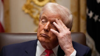 נשיא ארה"ב דונלד טראמפ בישיבת קבינט