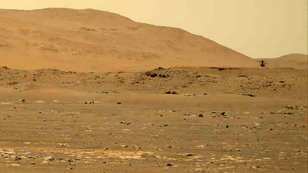 Image taken by NASA's Perseverance rover from the surface of Mars (Photo: NASA/JPL-Caltech/ASU/MSSS) תמונה שצולמה על ידי רובר פרסווירנס ("התמדה") של נאס"א, מפני השטח של מאדים