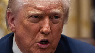 נשיא ארה"ב דונלד טראמפ בישיבת קבינט