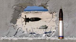 A shell equipped with Aryt Industries fuze 