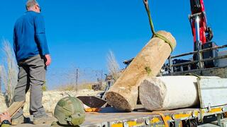 השבת עשרות ממצאים ארכיאולוגיים מהאתר הארכיאולוגי בורג' לסאנה