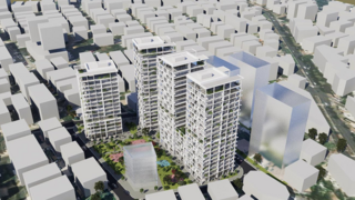 הדמיית מתחם ילג בראשון לציון פינוי בינוי של חברת אפי קפיטל