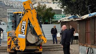 עבודות פינוי וחידוש טיילת אלון בטבריה