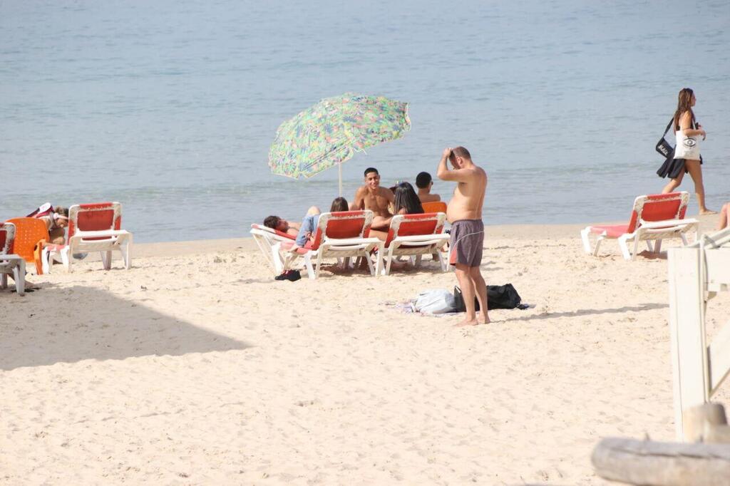 Temperatures today will be typical for the season (Photo: Moti Kimchi) חוף פרישמן בתל אביב