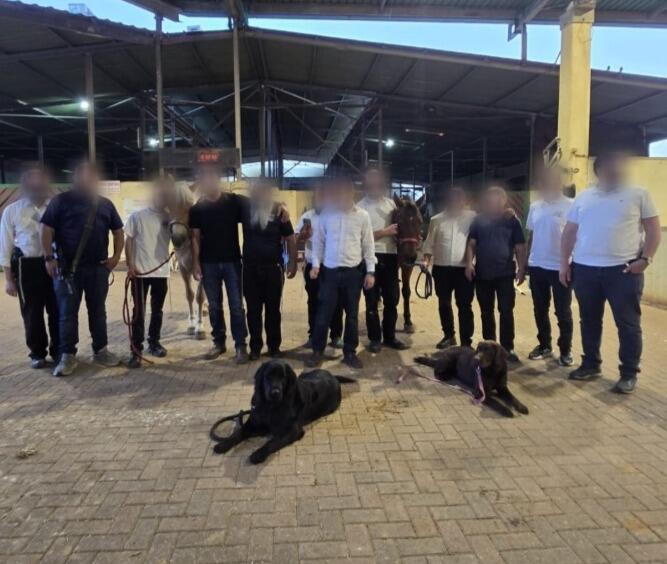 ZAKA volunteers at the TRCI 