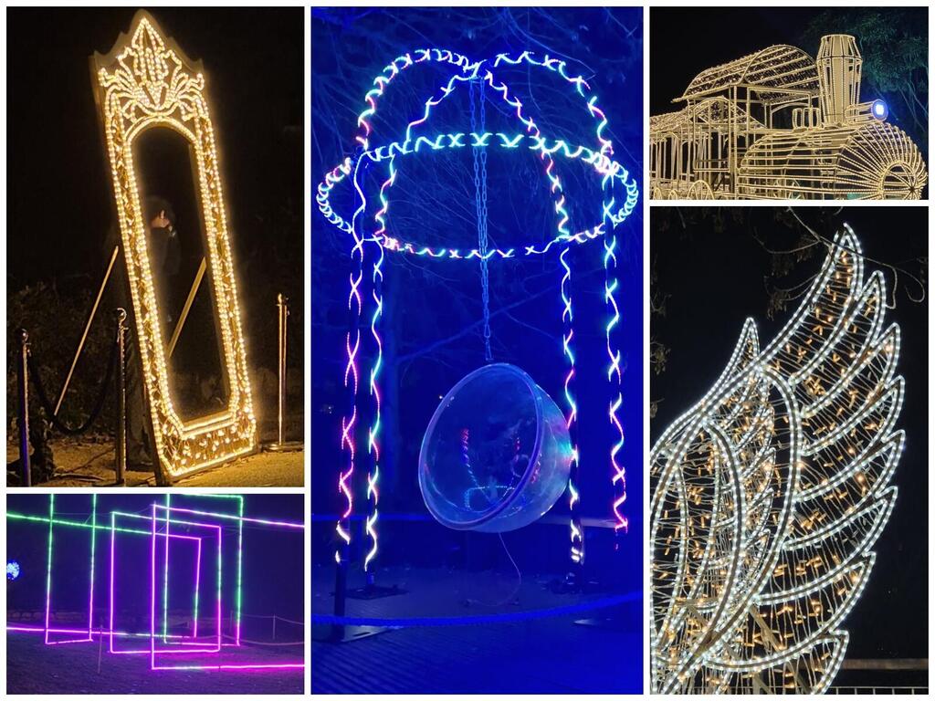 Качели, рамки, крылья и паровоз - волшебный сон не прекращается ни на мгновение (Фото: Анастасия Тадсон) Экспонаты выставки