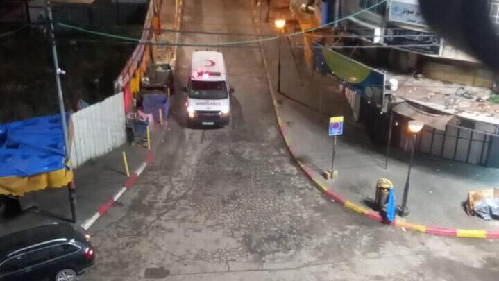 На месте инцидента в Хевроне זירת הפיגוע בחברון