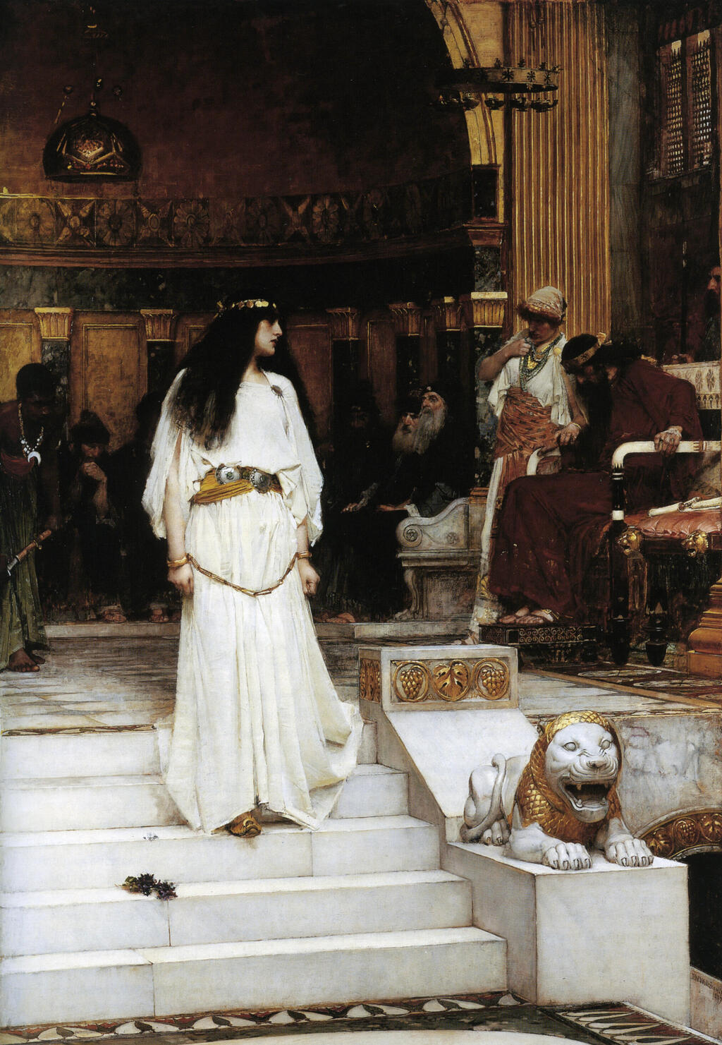 Mariamne leaving the judgement seat of Herod Mariamne