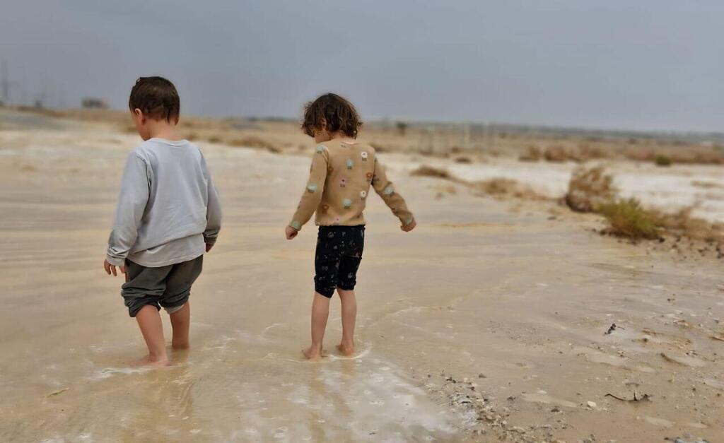 נחל שלהב, בערבה התיכונה