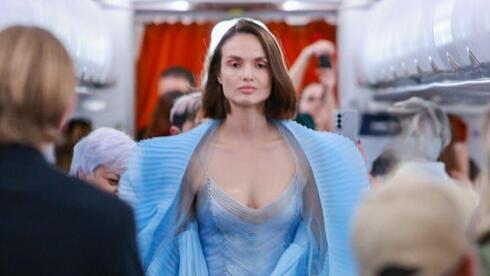 סטייל בשחקים: תצוגת אופנה במהלך טיסת ישראייר