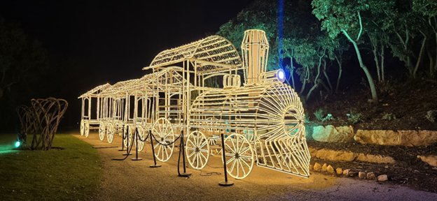 Winter Dreams II light festival at the Jerusalem Botanical Gardens (Photo: Courtesy of the Jerusalem Botanical Gardens) Winter Dreams II light festival at the Jerusalem Botanical Gardens