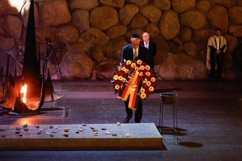 ביקור קנצלר גרמניה פרידריך מרץ ביד ושם