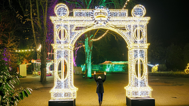 Winter Dreams II light festival at the Jerusalem Botanical Gardens 