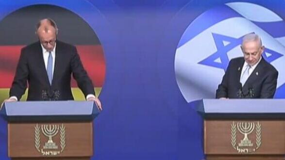 ראש הממשלה בנימין נתניהו וקנצלר גרמניה פרידריך מרץ 