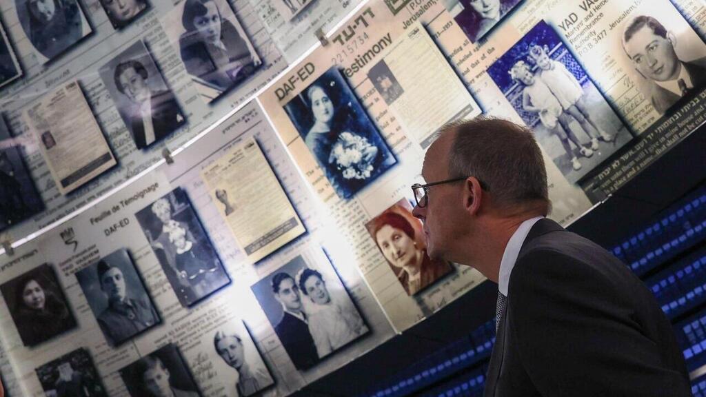 ביקור קנצלר גרמניה פרידריך מרץ ביד ושם