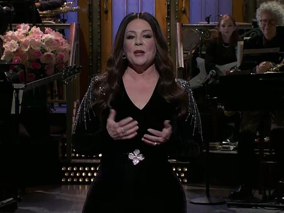 מליסה מקארתי, מתוך "סאטרדיי נייט לייב" (צילום מסך) מליסה מקארתי, מתוך "סאטרדיי נייט לייב"