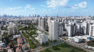 הדמיית פרויקט וידה הכולל מגורים ומסחר בגבעת שמואל