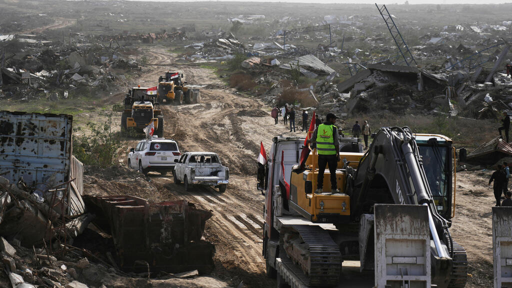 Сектор Газы (Фото: AP Photo/Jehad Alshrafi) חיפושים בשכונת זייתון