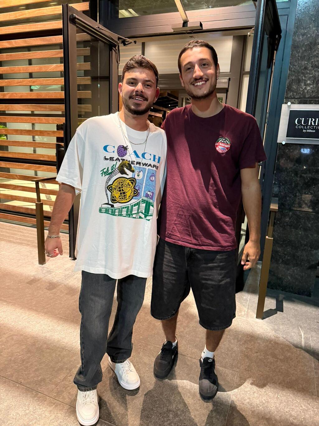 Liam Or and Omer Wenkert (left) (Photo: Asaf Angel) עומר וליאם