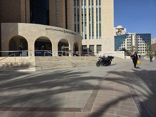 הזירה בבית המשפט בבאר שבע