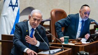 בנימין נתניהו בדיון 40 חתימות במליאת הכנסת