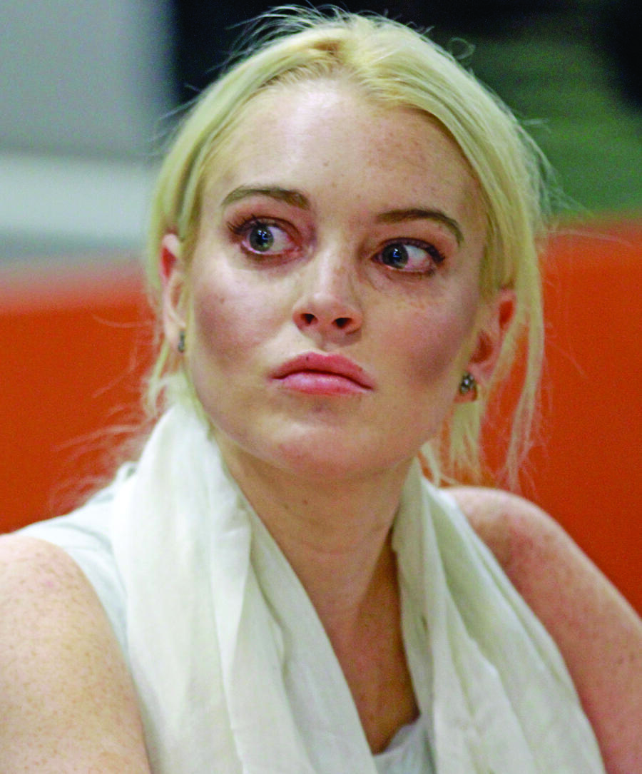 Lohan back in 2011 (Photo: GettyImages) מופיעה בבית המשפט בדיון בעקבות עבירת שכרות, 2011