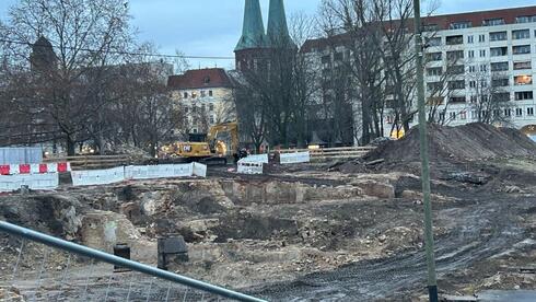 האתר שנחפר במרכז ברלין