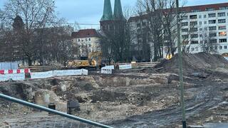 האתר שנחפר במרכז ברלין