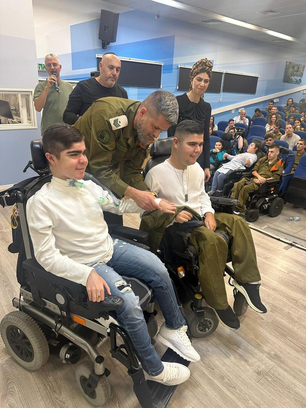 Yarin David and Aviel Yosef David (Photo: Larger Than Life) Yarin David and Aviel Yosef David