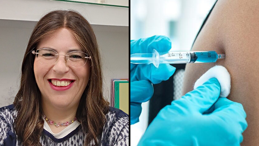 Двори Рубинштейн, иллюстрация вакцинации (Фото: sutterstock, личный архив) דבורי רובינשטיין ספגה אש אחרי ששיתפה שהתחסנה נגד שפעת