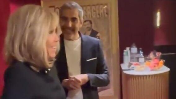 בריז'יט מקרון תועדה מקללת מפגינות פמיניסטיות צרפת