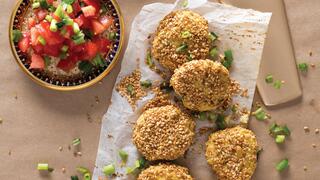 לביבות עדשים בריאות ואפויות