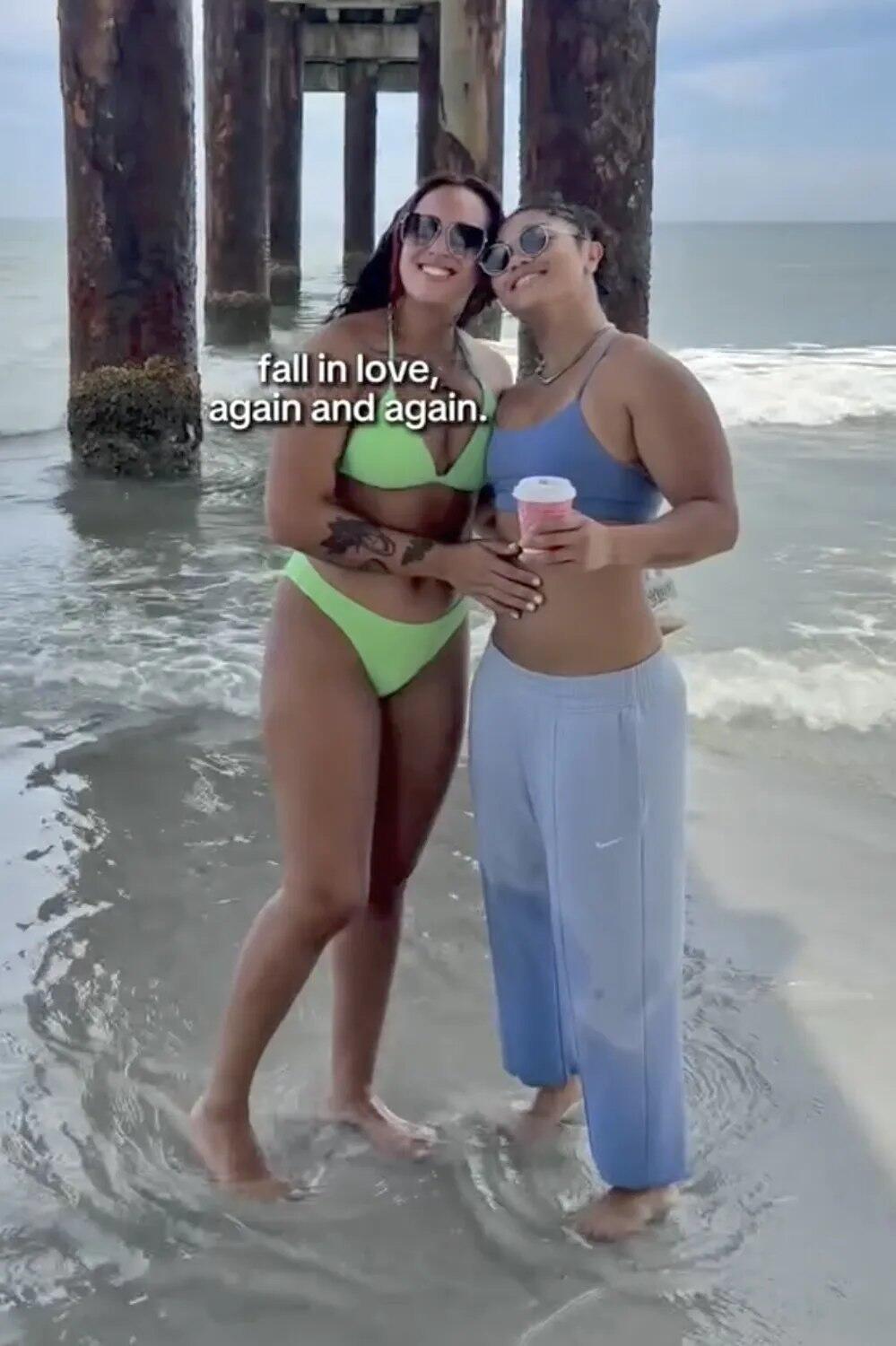 סימון ג'ונסון וטטיאנה דומאס (צילום מסך אינסטגרם) סימון ג'ונסון וטטיאנה דומאס